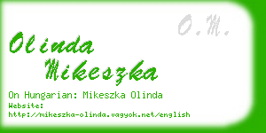 olinda mikeszka business card